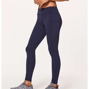 lululemon athletica speed up tight Full-On Luxtreme 28’’ Navy Leggings
